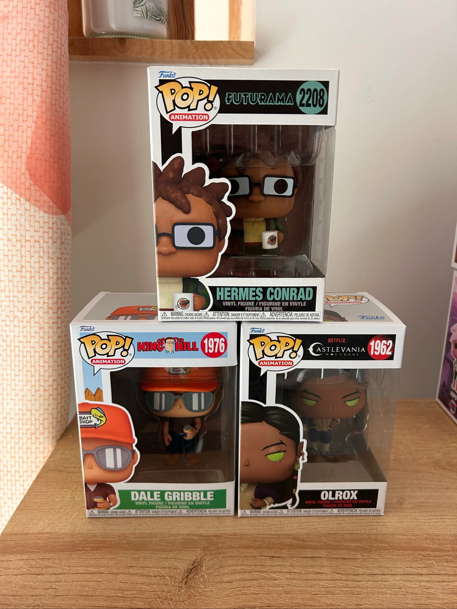 Promoção de conjunto 3 Funko pop 